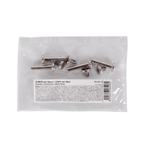 Комплект болтове 6mm (4 бр) Комплект болтове 6mm (4 бр)