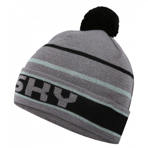 Мъжка мериносова шапка Meralp grey L-XL