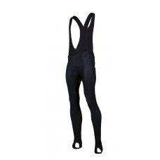 ВОДОУСТОЙЧИВ Колоездачен зимен дълъг клин Uni Black с подложка