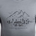 Мъжка Термотениска от 100% Мериносова Вълна Sensor Merino Active Van Life (Къс Ръкав) – Светлосива