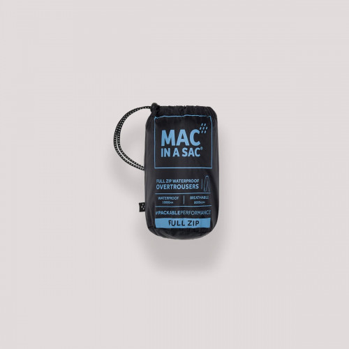 Унисекс сгъваеми водоустойчиви панталони с цели странични ципове Mac in a Sac Origin Full Zip – Черен (Black)