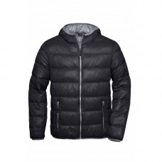 Мъжко пухено яке JN1060 black/grey Мъжко пухено яке JN1060 black/grey