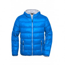 Мъжко пухено яке JN1060 blue/silver Мъжко пухено яке JN1060 blue/silver