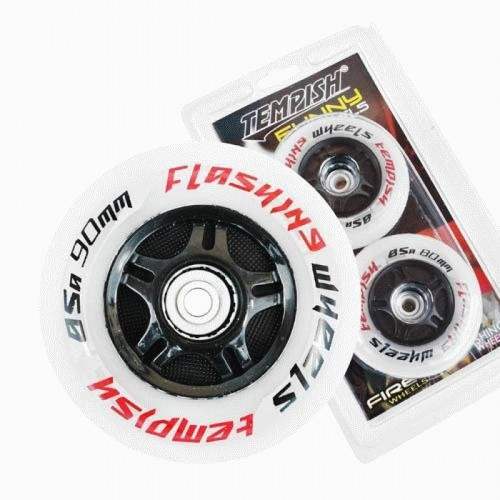 Комплект колела за ролери Flashing 90x24mm 85A - 2 бр Комплект колела за ролери Flashing 90x24mm 85A - 2 бр