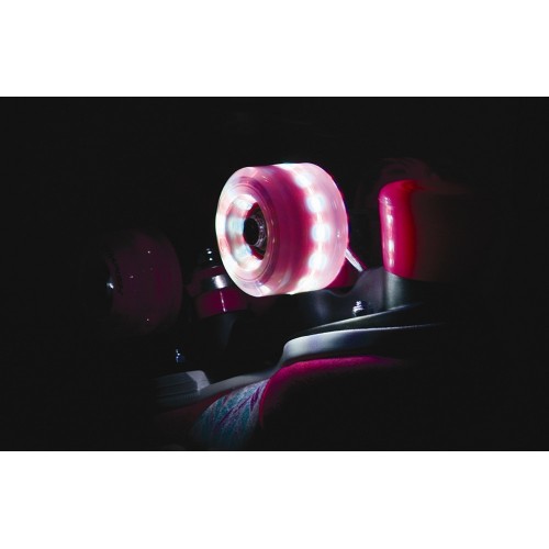 Комплект светещи колела за ролкови кънки 54х32mm 85A - 4бр quad flashing Комплект светещи колела за ролкови кънки 54х32mm 85A - 4бр quad flashing