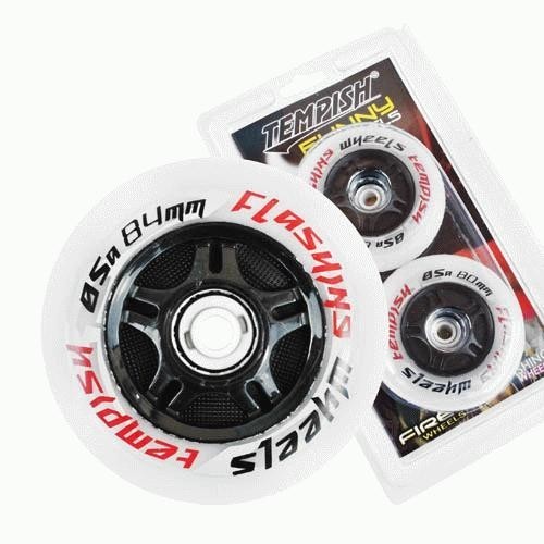 Комплект колела за ролери Flashing 84x24mm 85A - 2 бр Комплект колела за ролери Flashing 84x24mm 85A - 2 бр