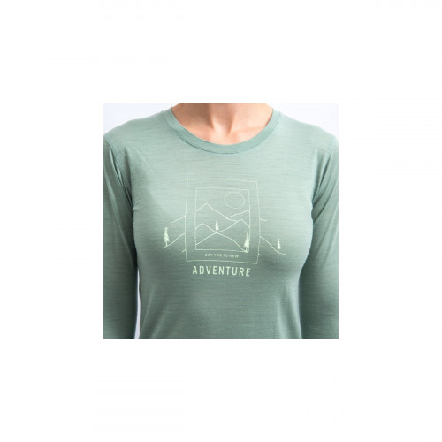 Дамска Ултралека Термоблуза с Мериносова Вълна Sensor Merino Air "Say Yes" LS - Basil Green Дамска Ултралека Термоблуза с Мериносова Вълна Sensor Merino Air "Say Yes" LS - Basil Green