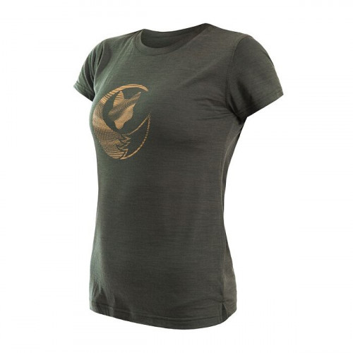 Ултралека Дамска Термотениска от Мериносова Вълна Sensor Merino Air Fox (Къс Ръкав) – Маслинено Зелена Ултралека Дамска Термотениска от Мериносова Вълна Sensor Merino Air Fox (Къс Ръкав) – Маслинено Зелена