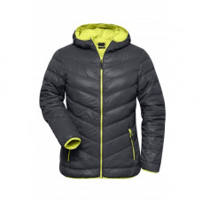 Дамско пухено яке JN1059 carbon/acid-yellow Дамско пухено яке JN1059 carbon/acid-yellow